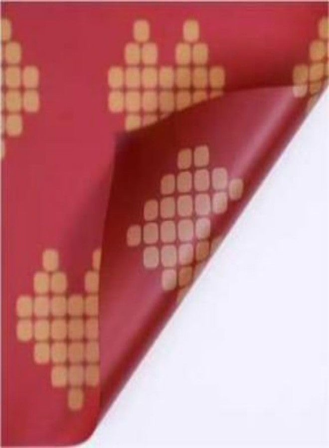 OASIS Bouquet Wrapping Sheets - Waterproof Cellophane Sheets for Flower Arrangements,Gift Hampers & DIY Crafts - 20 Sheets, 58 × 58 cm,Red Pixel Heart - Image 1